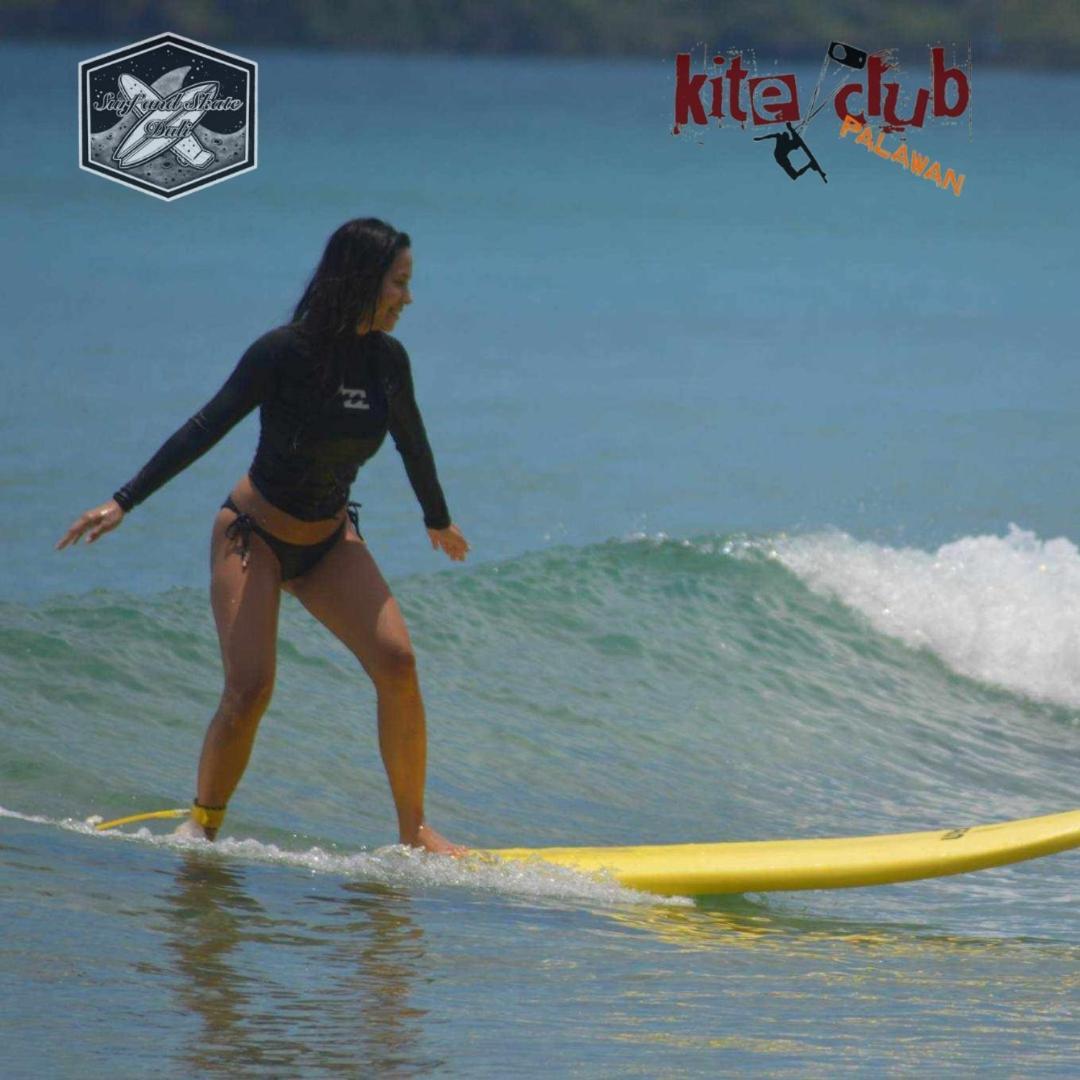 Auberge de jeunesse Surf And Skate Duli El Nido By Kiteclub Palawan Extérieur photo