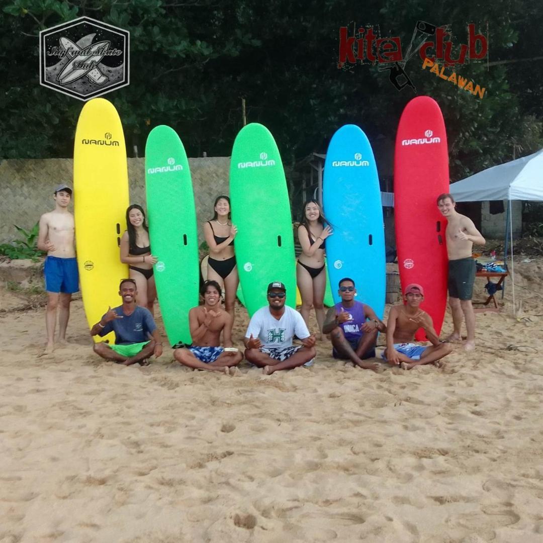 Auberge de jeunesse Surf And Skate Duli El Nido By Kiteclub Palawan Extérieur photo
