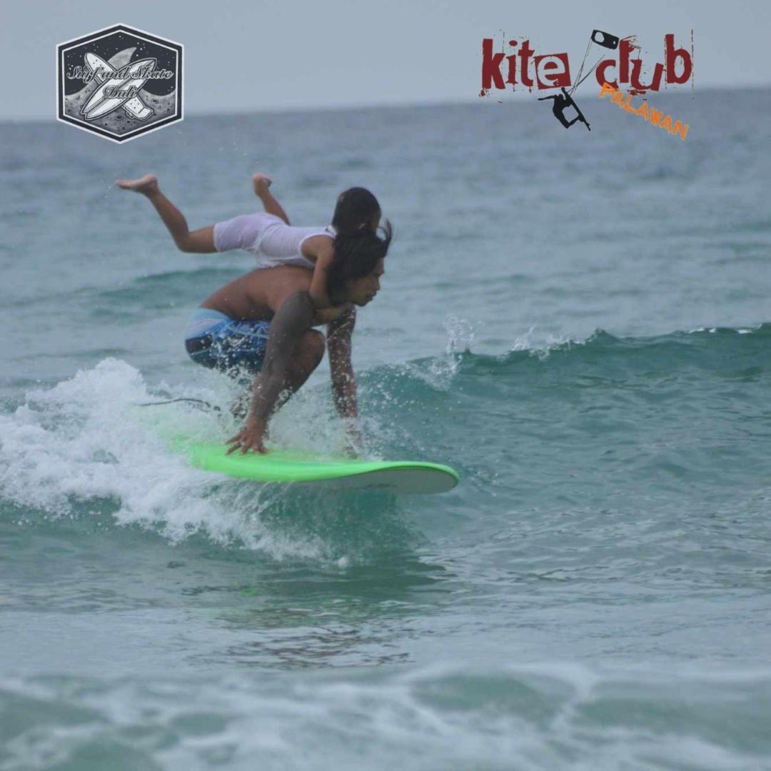 Auberge de jeunesse Surf And Skate Duli El Nido By Kiteclub Palawan Extérieur photo